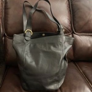 Large Bucket Coach Bag